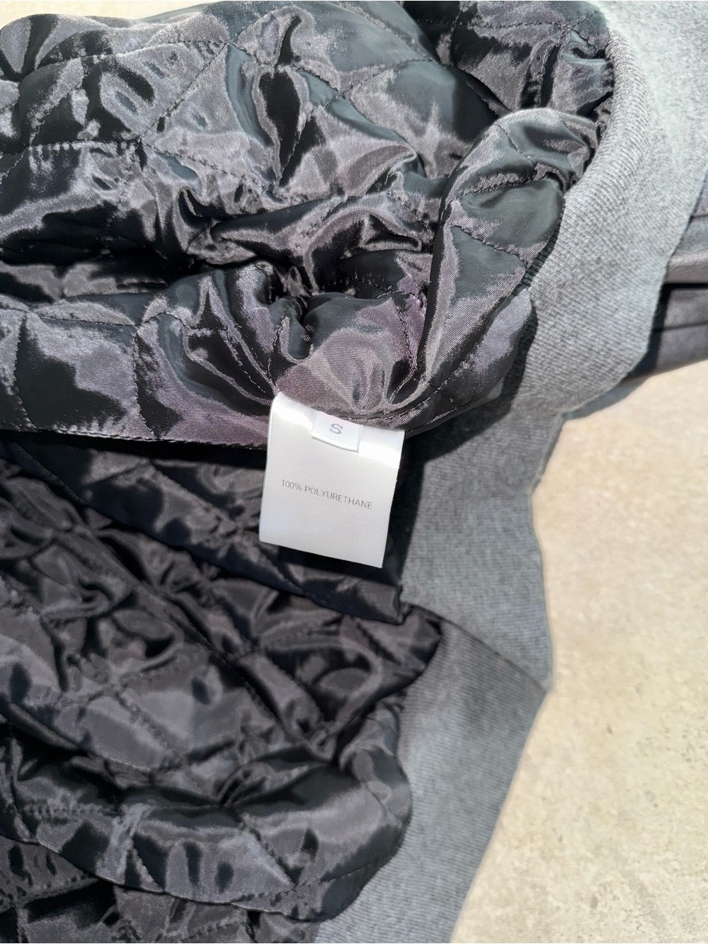 Frankie Shop Gae Faux Leather Cropped Bomber S - Picture 5 of 5